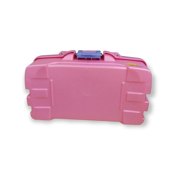 Plano Two Tray Makeup Storage Box Model: 6202-92 Pink/Periwinkle (New) - Picture 9 of 10